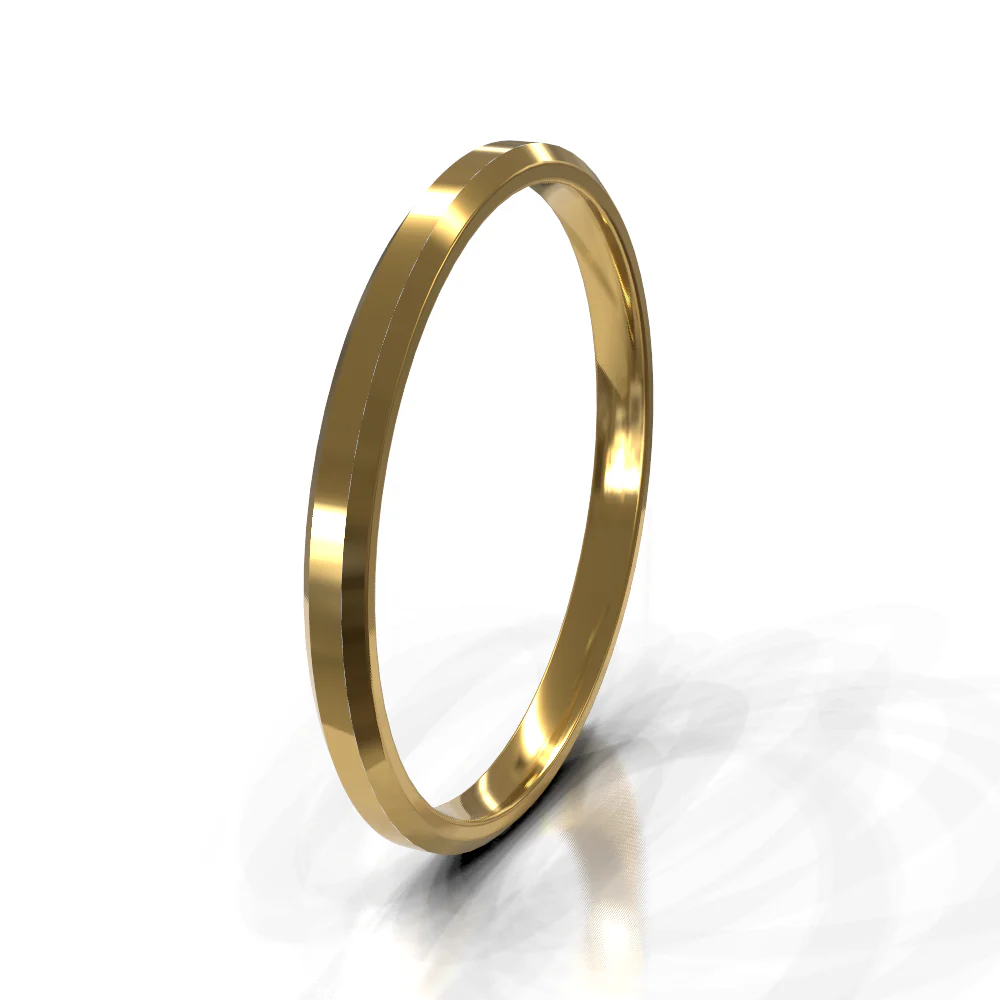 9ct Yellow Gold 3.5mm Plain Band